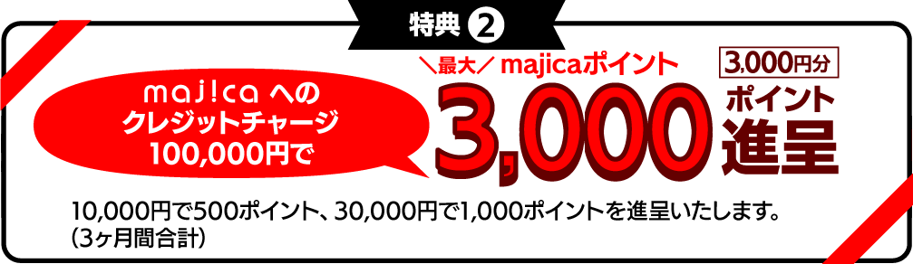 特典2　ドン・キホーテ以外の店舗で10,000円以上のご利用で1,000ポイント進呈