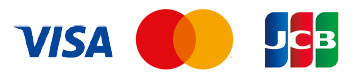 VISA／Mastercard／JCB