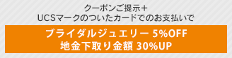 �N�[�|�����񎦁{UCS�}�[�N�̂����J�[�h�ł̂��x�����Ńu���C�_���W���G���[ 5%OFF �n���������z 30%UP
